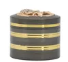 Trois fils d'or, quatre couches de diamètre, cadran en alliage de zinc 50MM, avec un allume-cigare en forme d'araignée.