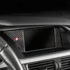 Carbon Fiber Sticker Car Inner Console GPS NBT Screen Cover Cover Trim Auto Auto لـ Audi A4 B8 A5 09-16 Car Sty269i