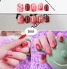 24 teile/satz 3D Künstliche Nägel Marmor Französisch Acryl Nägel Glitzernde Diamant Falsche Nägel Künstliche Nail art Tipps Volle Nagel Tipps maniküre Werkzeug