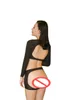 Nowy seksowny Wetlook Sheer Open Bust Bezprzezłośne sukienki Egzotyczne Zestaw dla kobiet Bandage Bielizna Erotyka Kostium Sexy Spirt Sets313z