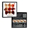 Novo Princess Rhapsody 9 Kolor Eyeshadow Palette Ciepłe Shimmer Suche i mokrej Eye Shadow Red Burgundii Peach Eyes Makeup