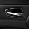 Drzwi samochodowe Drzwi Ramki Dekoracja Pokrywa Przydatka 4 sztuk dla BMW E90 320i 318i 325I 2005-12 Stylizacja samochodu z włókna węglowego