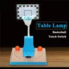 Luci da basket sportive creative Lampada da orologio USB tocco luce notturna lampada da lettura novità lampada da comodino per inviare regali al fidanzato