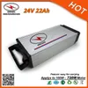 China Fornecimento de Alta Qualidade Rack Traseiro 24 V Li Bateria de Ion 24 V 22Ah Uso da bateria em 7S9P Células para 700 W Bicicleta Elétrica