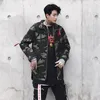 2019 년 4 월 남성 위장 재킷 X 코트 재킷 힙합 남자 패션 자켓 카모 일요일 재킷 미국 크기 S-XL266T