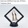 Suspended Floating Display Case Jewelry Ring Pendant Display Stand Holder Bague Packaging Box Protect Floating Presentation Case