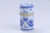 Exquisite Chinese painting dragon Porcelain Toothpick box