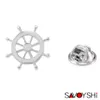 Savoyshi Novità Silver Silver Stugg Shape Uomini Risvolto Pin Spille Pin Pins Fine Regalo per Mens Spille Brooches Party Party Regalo Brand Uomo Gioielli