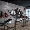 Wallpapers personalidade criativa fitness bodybuilder gorila 3d papel de parede rolo ginásio quarto fundo 3d mural papel de parede decoração para casa