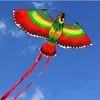 Free Shipping Outdoor Fun Sports 43 Inch Parrot Bird Kites Wholesale 3 pcs With Handle And Line For Kids Gifts Good Flying High Altitude