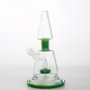 8 "DAB RIG Glass Bong Vattenrör 14mm Man Bowl HoneyComb Filter Tips Bongs Heady Pipe Wax Oil Rigs Small Bubbler Hookahs Bägare