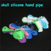 wholesale Silicone Tabac Fumer Pipes Mini Eau Narguilé Bong Multi Couleurs Portable Shisha