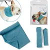 منشفة التبريد الجليدية باندانا للحيوانات الأليفة Dog Cat Darf Summer Treasable Towel Wrap Blue Bows Bows in Retail Back Wx9-740