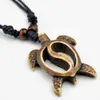 Fashion Jewelry Whole 12PCSLOT Hawaiian Hollow Honu Sea Turtles Pendants Surfing necklaces for men women039s gifts DROP SH7610133