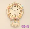 European Garden Ornament Luxury Watch Klocka Hem Inredning Resin Relief Angel Living Room Wall Clock