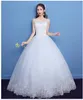 Stickerei Spitze hochzeit kleid 2017 Neue Mode Einfache mit Applikationen Braut Hochzeit Kleid Prinzessin vestido de noiva Echt Foto