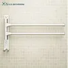 European Space Aluminium Towel Rack 4/3/2 Arms Towel Hanging with Hooks Bathroom Towel Rack Movable Bars Bathroom Products