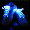 Ny nyhetsljus 1 par kreativ ledd shoelace 3 lägen Lysande skor spetsar skridskor Running Flash Light Party Holiday Lights