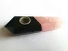Пропагандируйте два вида норно -каменной рукой, сплайденной палочкой розовой кристалбсидийской крит -гемстон точки с палочкой с металлическим экраном 1 шт.