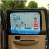 70*50 CM voiture-style voiture côté pare-soleil dessin animé rideau fenêtre soleil rideau pour garçons enfants rideaux voitures arrière côté voiture accessoires