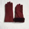 Classic fashion women new wool gloves leather gloves 100% wool in many colors267k