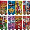 Length 30 cm 3D Printed Socks Cheerleader Long Socks Boys & Girls Socks Adult Sports Stocking Multicolors Cartoon One Side Printing