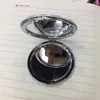 Новая портативная леди Pocket Crystal Makeup зеркало двойные стороны круглые винтажные складные составляют компактные зеркала случайный цвет