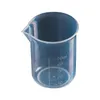 50ml och 100 ml plastglas Graduated Measuring Cup Jug Beaker Kök Lab Tool Liquid Measure Tool PP BEAKER T1I413 200PCS