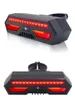 Luci per bici intelligenti Fanale posteriore Controller remoto wireless Indicatori di direzione Luci per bicicletta a LED ricaricabili USB Mountain Road8276780