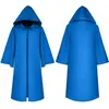 Costumes d'Halloween Cape Renaissance Médiévale Hommes Femmes Enfant Cosplay Mort À Capuche Costume Accessoires Cosplay Cape Cape