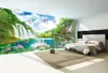 Personalizado 3D Mural Papel de Parede Quarto Sala de estar Cachoeira Foto Wallpaper 3D TV fundo papel de parede melhoria da casa