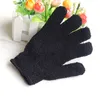 Отшелушивающие черные перчатки для спа-ванны, нейлоновая щетка, скраб, перчатки для душа, скруббер3380453