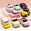 Araba tarzı renkli çocuk arabalar oyuncak geri çekin model araba doğum günü hediyesi eğitim oyuncakları çocuklar için erkekler