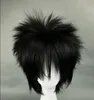 Anime Naruto Uchiha Sasuke Black Towering synthetic Cosplay Halloween Party Wigs