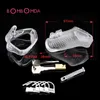 3D Male Chastity Belt Chastity Device Cock Cages Adult Sex Toys For Men Penis Rings Male Chastity Cage Device Bondage Fetish Toy Y1892804