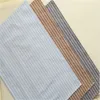 40×60cm 100綿の縞模様のナプキンの食器タオルのキッチン清掃布ティータオルナプキン超耐久性
