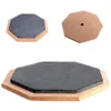 Dumb Drum Pad Exercise Mat Blow Plate Drummer Rubber Double Side Soft 6 Inches