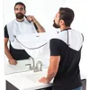 Man Bathroom Apron Black Beard Apron Hair Shave Apron for Man Waterproof Floral Cloth Household Cleaning Protecter gift Free Shipping