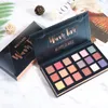 Maquillage Beauté Glacé 18 couleurs Palette de fard à paupières Ton chaud Ombre à paupières ultra pigmentée Qualité supérieure Expédition DHL