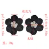 Bohemian 6 Farben Neue Koreanische Stil Mode Schmuck Kristall Blume Stud Ohrringe Für Frauen