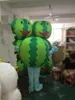 Factory outlet lovely watermelon mascot costume cute cartoon clothing factory customized private custom props walking dolls doll clothing