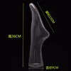 Geen verzendkosten!! Heet verkoop nieuwe stijl Clear Foot Mannequin Transparante Mannequin Foot Model Hot Sale