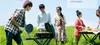 Picnic Table Garden Sets för 4 personer Utomhus Camping Folding Chair Aluminium Alloy Couplet Bord Mobile Advertisch Desk