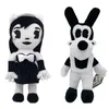 4 stili Bendy e l'inchiostro macchina peluche Giocattoli 25-30cm dei cartoni animati Cane e ragazza animali farciti bambole trasporto libero C4448