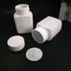 90ml White Empty Pharmaceutical Capsule Container Plastic Pill bottles with Screw Caps fast shipping F1271