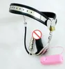 Female Whole Adjustable Stainless Steel Chastity Belt Device With Defecate Hole Anal Plug Adult and Dildo Bondage DBSM Sex Toys