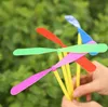 Nieuwigheid Plastic Bamboe Dragonfly Propeller Outdoor Vliegende Helikopter Speelgoed voor Kinderen Kleine Gift Feestartikelen voor Children317A