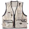 New Fashion Brand Gilet da uomo Gilet tattico Forze speciali Direttore SWAT Pescatore Maglia nera Vestiti ad asciugatura rapida