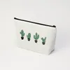 Women Cosmetic Bag Travel New Fashion Printing Cactus Ladies Make Up Case Toiletry Wash Organizer bag