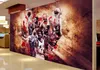 Custom Wallpaper 5D Gym 3D Wallpaper Woonkamer TV PAPEL DE PARED DO DO Desktop Wallpaper voor Muren 3 D